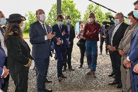 French PM Jean Castex in Sisteron - France