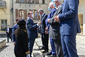 French PM Jean Castex in Sisteron - France