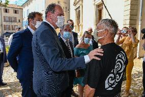 French PM Jean Castex in Sisteron - France