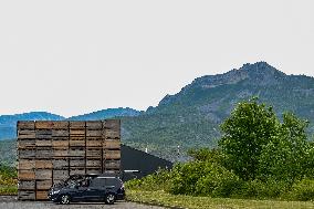 French PM Jean Castex in Sisteron - France