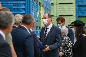 French PM Jean Castex in Sisteron - France