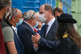 French PM Jean Castex in Sisteron - France