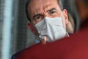 French PM Jean Castex in Sisteron - France