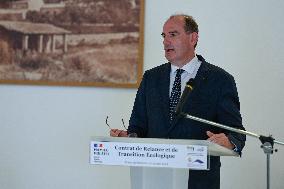 French PM Jean Castex in Sisteron - France