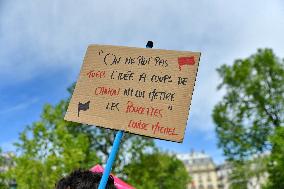 Rally to celebrate 150th anniversary of the Paris Commune