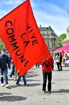 Rally to celebrate 150th anniversary of the Paris Commune