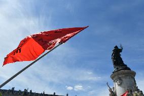 Rally to celebrate 150th anniversary of the Paris Commune