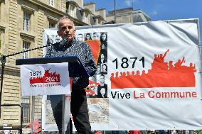 Rally to celebrate 150th anniversary of the Paris Commune