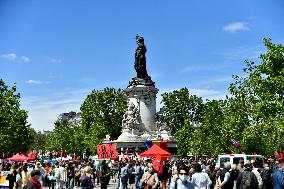 Rally to celebrate 150th anniversary of the Paris Commune