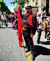 Rally to celebrate 150th anniversary of the Paris Commune