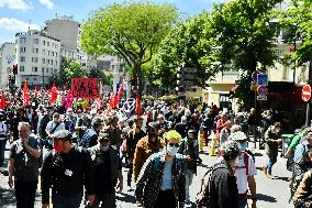 Rally to celebrate 150th anniversary of the Paris Commune