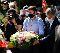 Rally to celebrate 150th anniversary of the Paris Commune