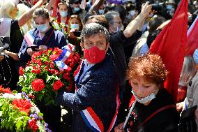 Rally to celebrate 150th anniversary of the Paris Commune