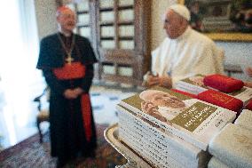 Pope Francis meets with a delegation from Athletica Vaticana