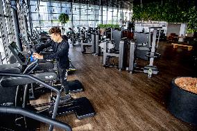 An empty gym salon preparing to reopen - Rotterdam