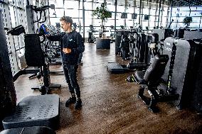 An empty gym salon preparing to reopen - Rotterdam