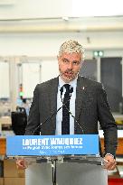 Laurent Wauquiez announces his candidacy in Auvergne-Rhone-Alpes