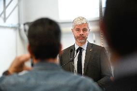 Laurent Wauquiez announces his candidacy in Auvergne-Rhone-Alpes