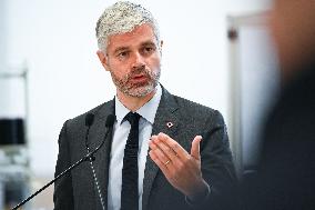 Laurent Wauquiez announces his candidacy in Auvergne-Rhone-Alpes