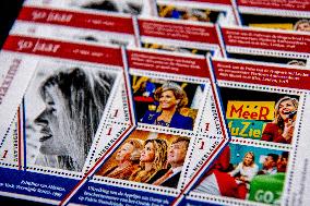 Queen Maxima Features On Five Stamps - Netherlands