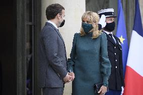 President Macron Welcomes Argentina's President Fernandez - Paris