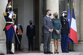 President Macron Welcomes Argentina's President Fernandez - Paris