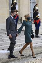 President Macron Welcomes Argentina's President Fernandez - Paris