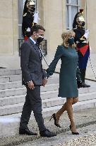 President Macron Welcomes Argentina's President Fernandez - Paris