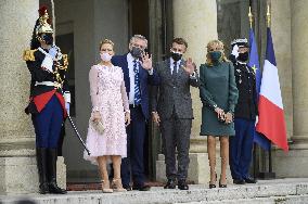 President Macron Welcomes Argentina's President Fernandez - Paris