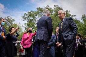 Kevin McCarthy And Mitch McConnell Speak At The White House - Washington