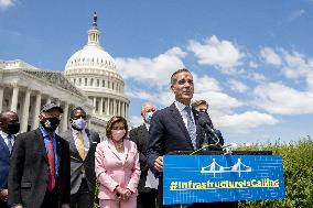 Democrats Speak On infrastructure - Washington