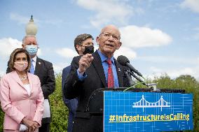 Democrats Speak On infrastructure - Washington