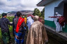 Kuta Tengah Village At The Sinabung Volcano Feet