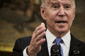 Biden Speaks On Colonial Pipeline - Washington