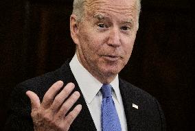 Biden Speaks On Colonial Pipeline - Washington