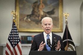 Biden Speaks On Colonial Pipeline - Washington