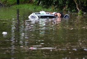 Storm Hits Veracruz Causing Floods - Mexico