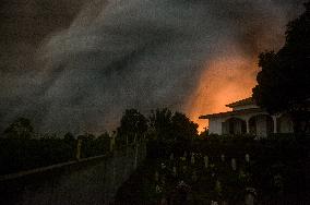 Sinabung Volcano Eruption - Indonesia