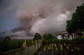 Sinabung Volcano Eruption - Indonesia