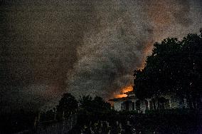 Sinabung Volcano Eruption - Indonesia