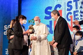 Pope Francis At States General of Natality - Rome