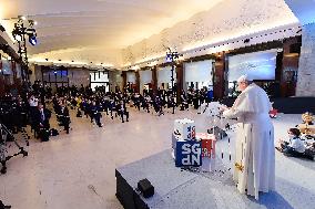 Pope Francis At States General of Natality - Rome