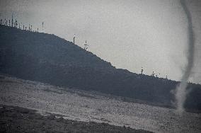 Volcanic Ash During Sinabung Volcano Eruption - Indonesia