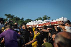 Funeral Of Man Killed By Israeli Airstrikes - Gaza