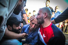 Funeral Of Man Killed By Israeli Airstrikes - Gaza