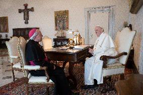 Pope Francis Meets Aldo Cavalli - Vatican