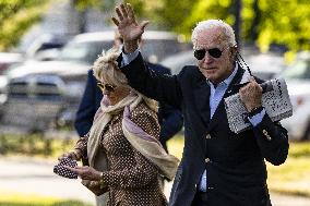 Pres. Biden Departs White House