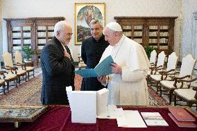 Pope Francis Meets Mohammad Javad Zarif - Vatican