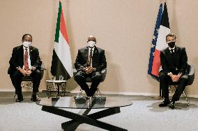 President Macron At International Conference On Sudan - Paris