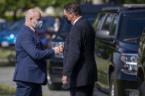 US President Joe Biden returns to the White House from Delaware